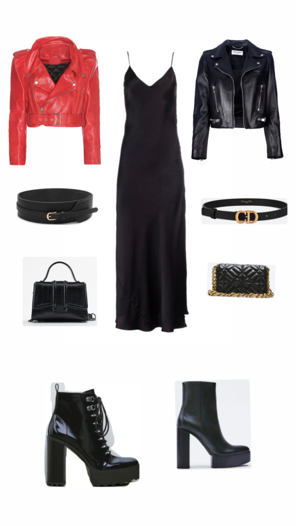 outfit ideas for the slip dress