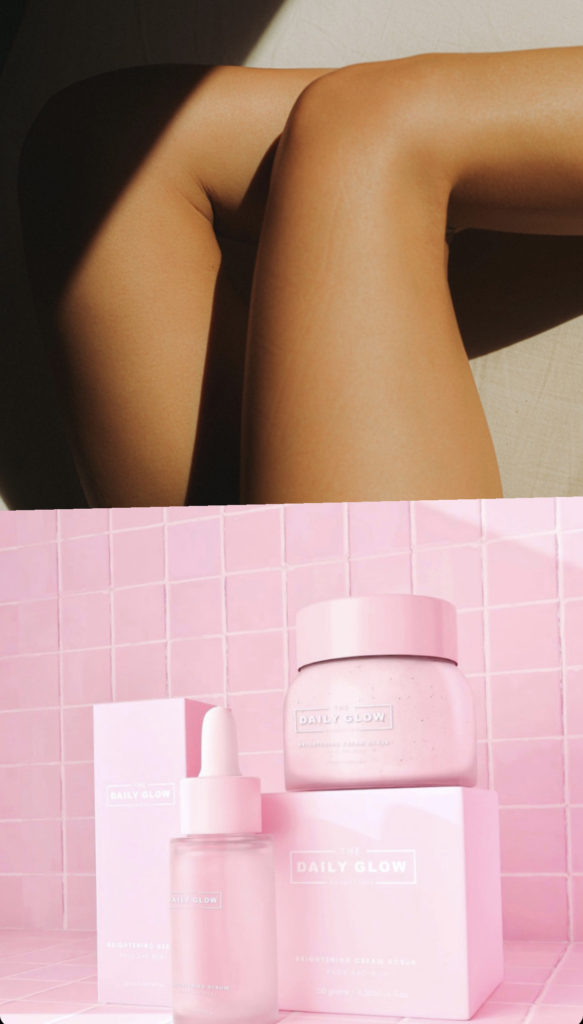 affordable brightening cream and serum for stretchmarks and dark bikini area